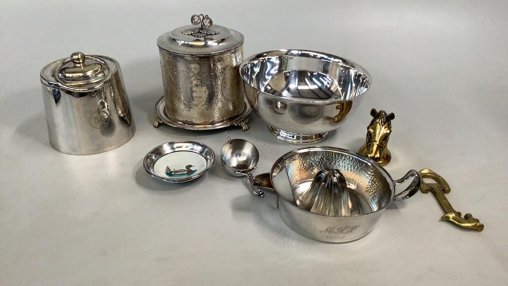 Silver Plate and Brass Articles (1 of 5)