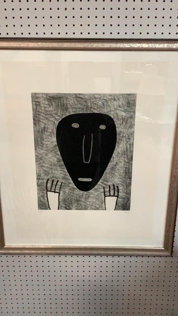 Abstract Graphic on Paper Print (1 of 5)