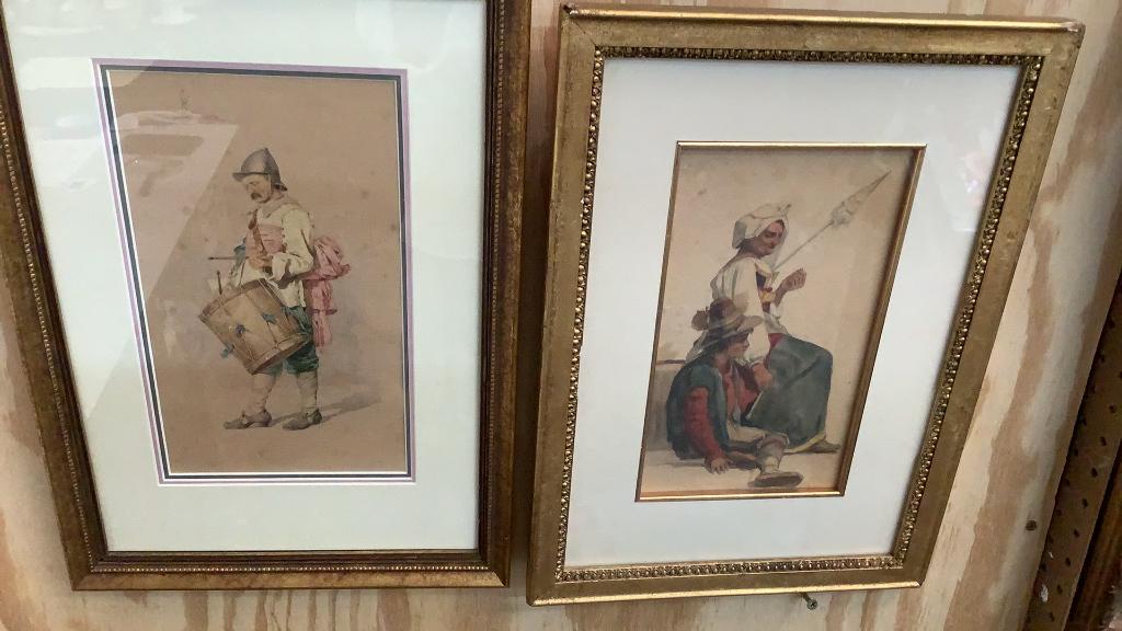 2 Prints, Breton Figures (1 of 4)