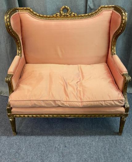 Period Swedish Gustavian Settee (1 of 5)