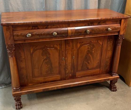 Flame Mahogany Classical Sideboard (1 of 5)