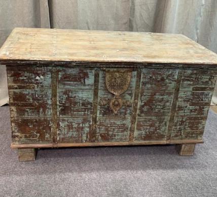 Antique Teak Blanket Box (1 of 4)