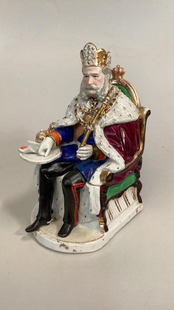 Ceramic Tobacco Jar, Emperor Frank Joseph (1 of 4)