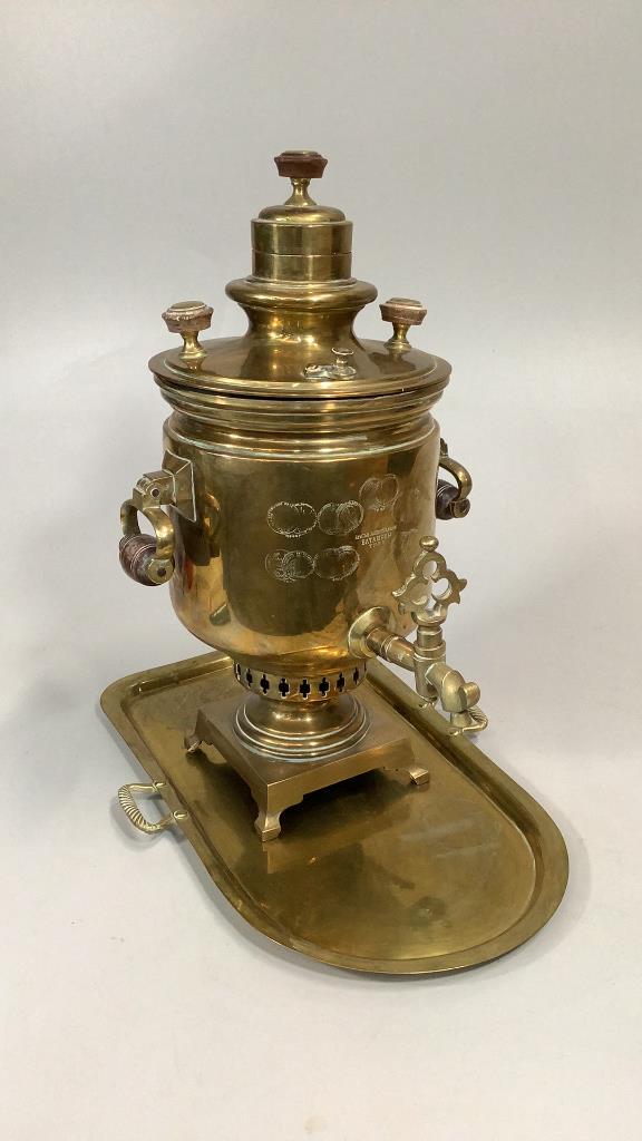 Imperial Russian Brass Samovar (1 of 6)