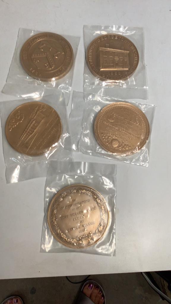 5  US Treasury & Mint Medals (1 of 3)