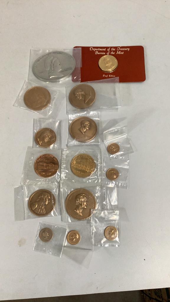 15 Assorted US Mint/ Treasury Medals (1 of 5)