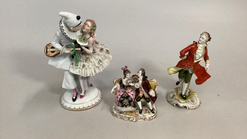 3 Porcelain Cabinet Figures (1 of 7)