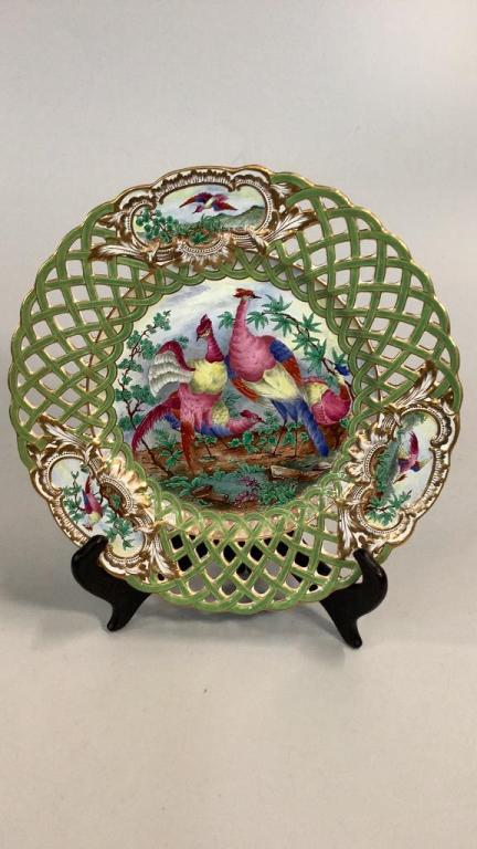 Hand Painted Porcelain Cabinet Plate (1 of 4)