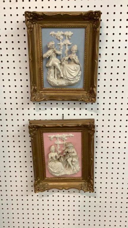 2 Alt Meissen Porcelain Plaques (1 of 3)