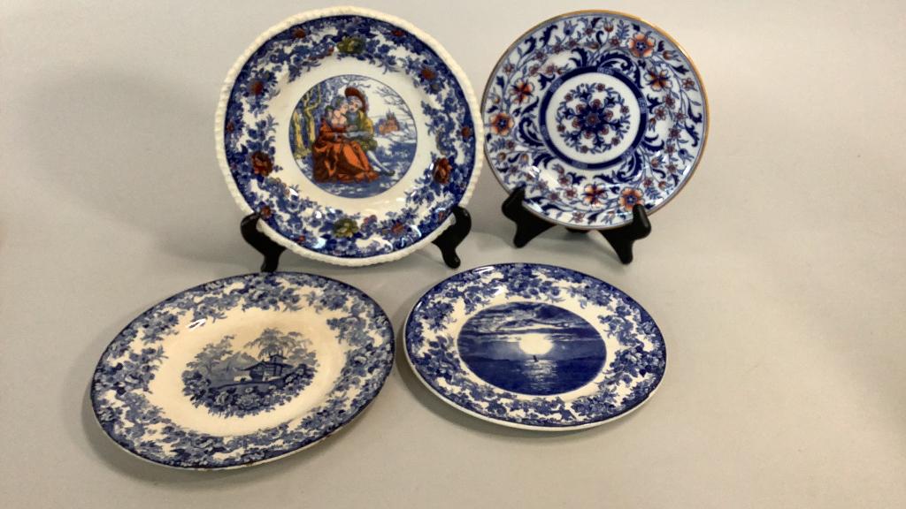 4 Minton Plates (1 of 6)
