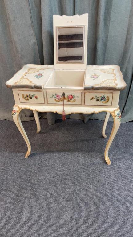 3 Drawer French Provincial Style dressing table (1 of 3)