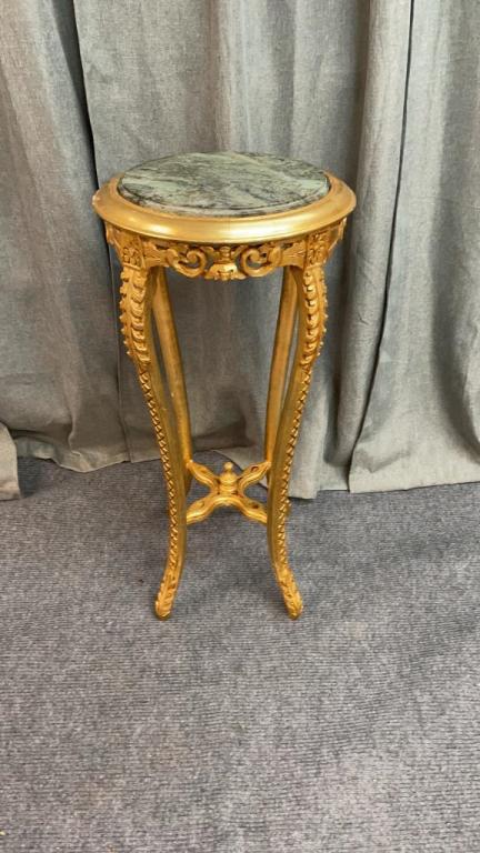 Gold Leaf Carved Italian Stand (1 of 3)