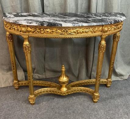 Gilded Carved Rococo Console Table (1 of 4)