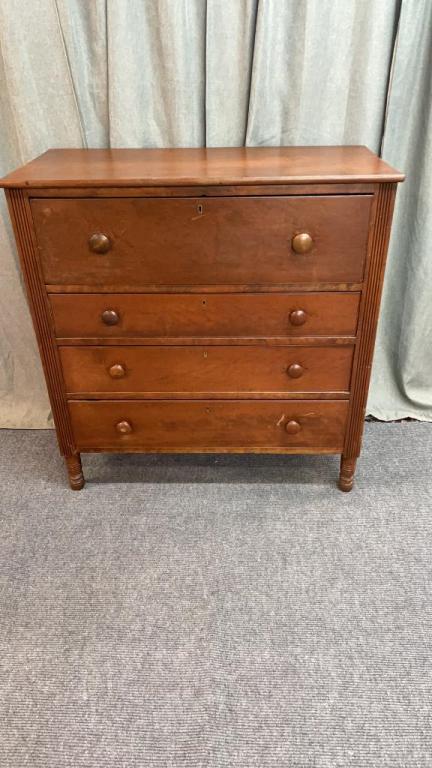 4 Drawer Cherry Chest (1 of 4)