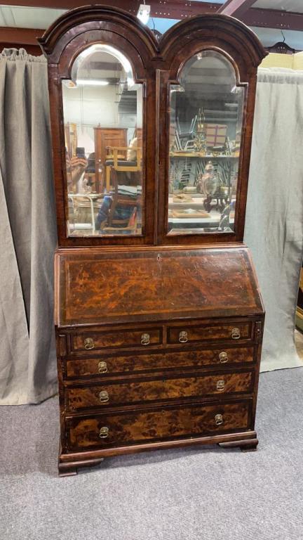 Burl Walnut Secretary (1 of 10)