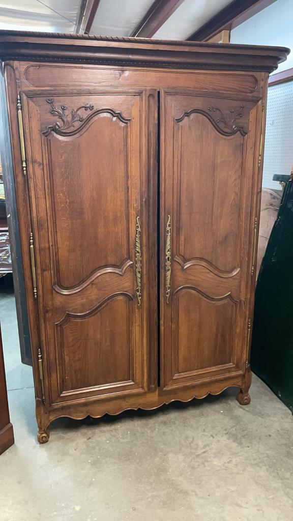 Early French Walnut Armoire (1 of 4)