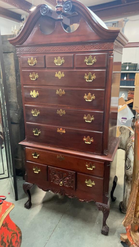Quality Reproduction Chippendale Highboy (1 of 3)