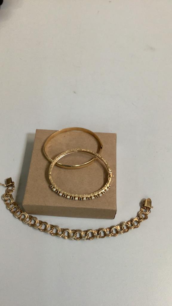 3 14K Gold Bracelets (1 of 7)