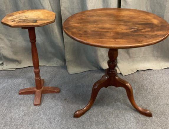 Period Walnut Tilt Top Tea Table (1 of 3)