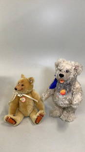 2 Steiff Limited Edition Bears: Dicky. Blond fur, #0172/32 with all tags, button…12 inch Daddey Bear #655685..w/ all tags…good condition
