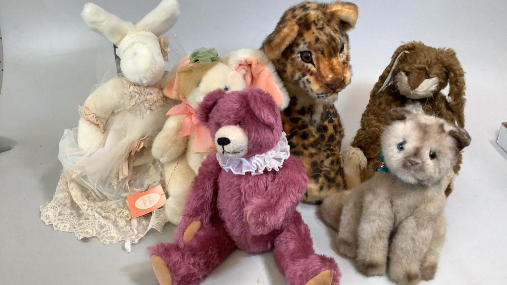 6 Non Steiff Animals (1 of 9)