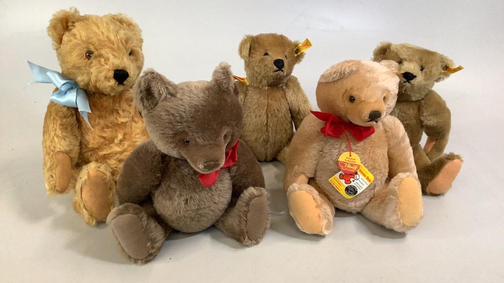 5 Steiff Bears (1 of 7)