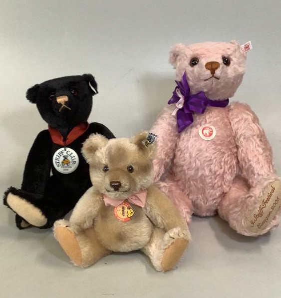 3 Limited Edition Steiff Bears (1 of 5)