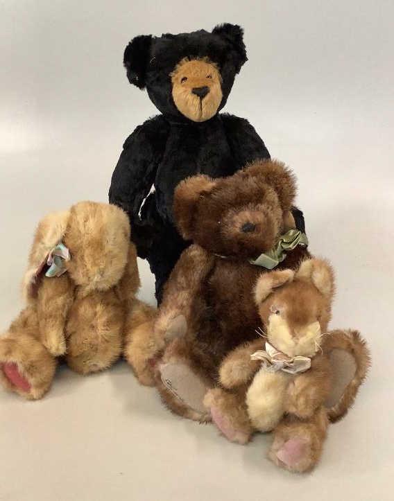 Mink Fur Teddy Bears, Rabbits (1 of 6)
