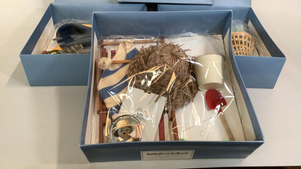 Three R. John Wright Paddington Bear Outfits (1 of 6)