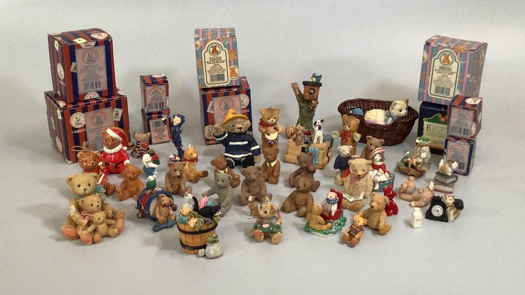 Collection of Miniature Bears, Cats, Accessories (1 of 7)