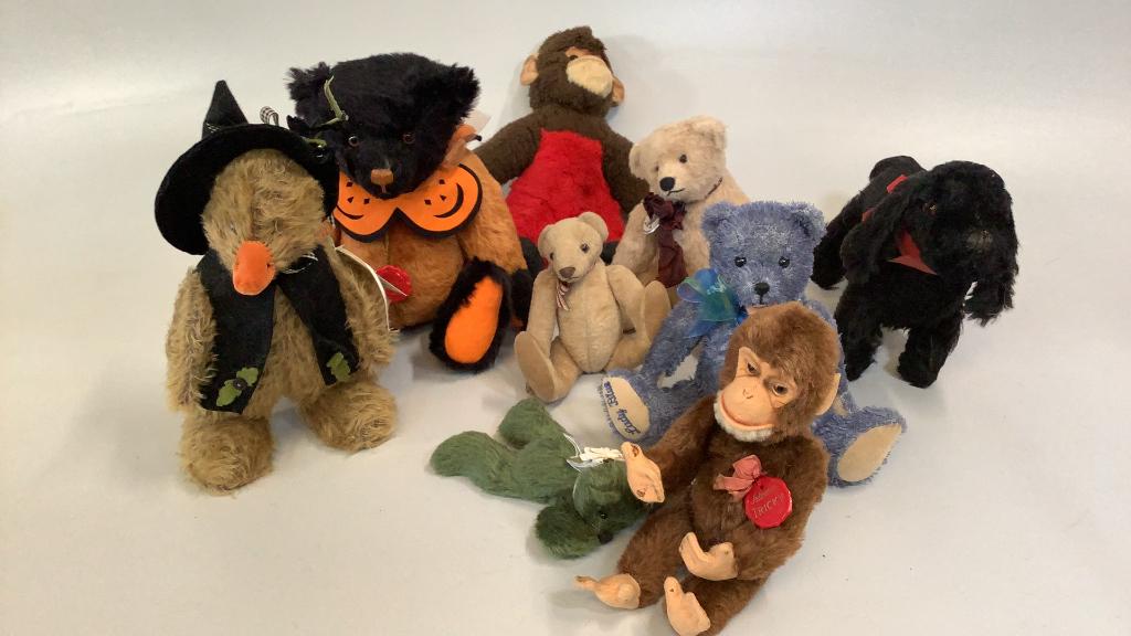 9 Assorted Animals, Non Steiff (1 of 5)