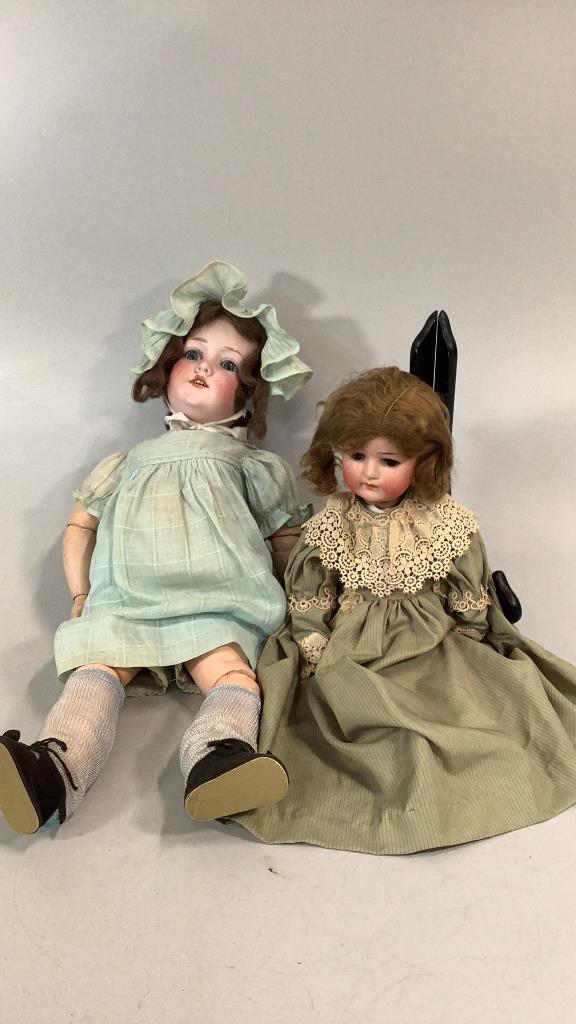 2 Bisque Head Dolls (1 of 5)