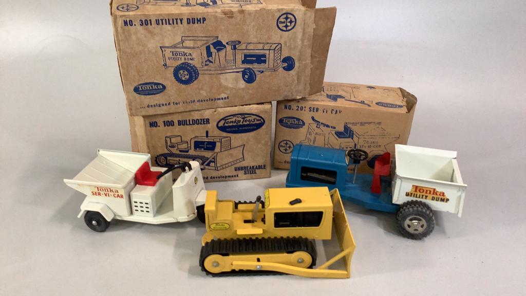 3 Tonka Pressed Steel Toys (1 of 6)