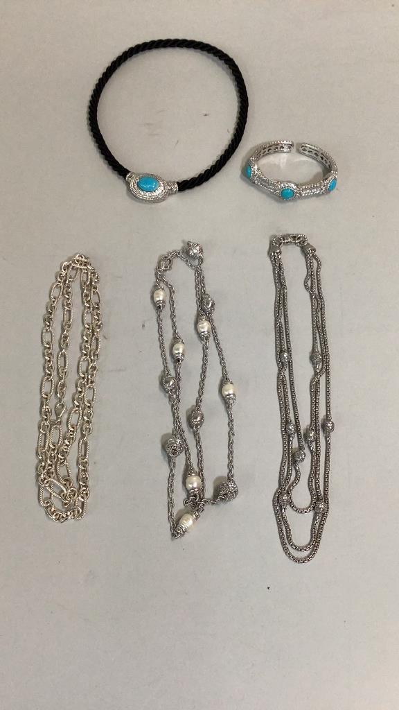 5 Pieces Judith Ripka Sterling Jewelry (1 of 4)