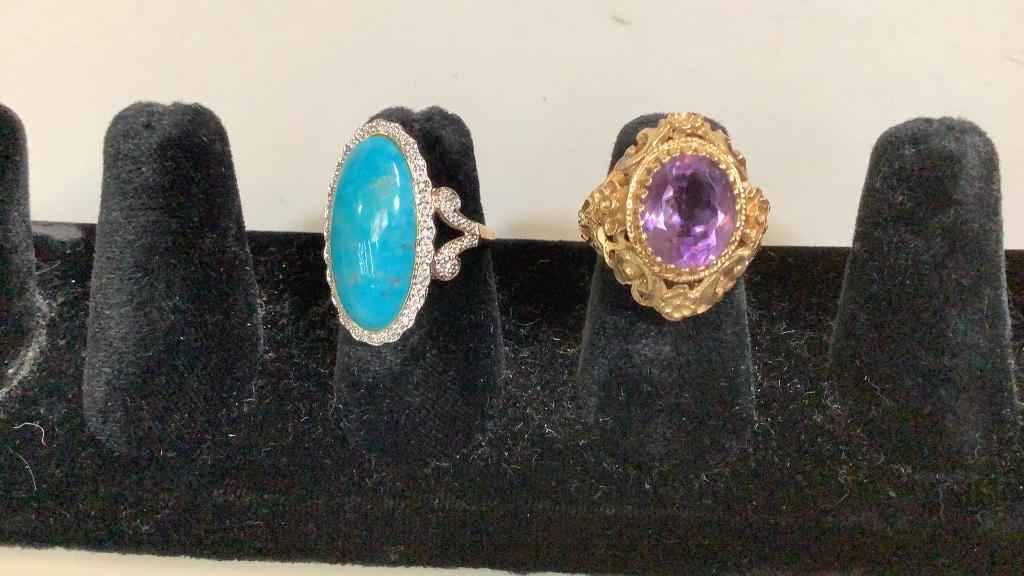 2 Ladies 14 k Rings (1 of 5)