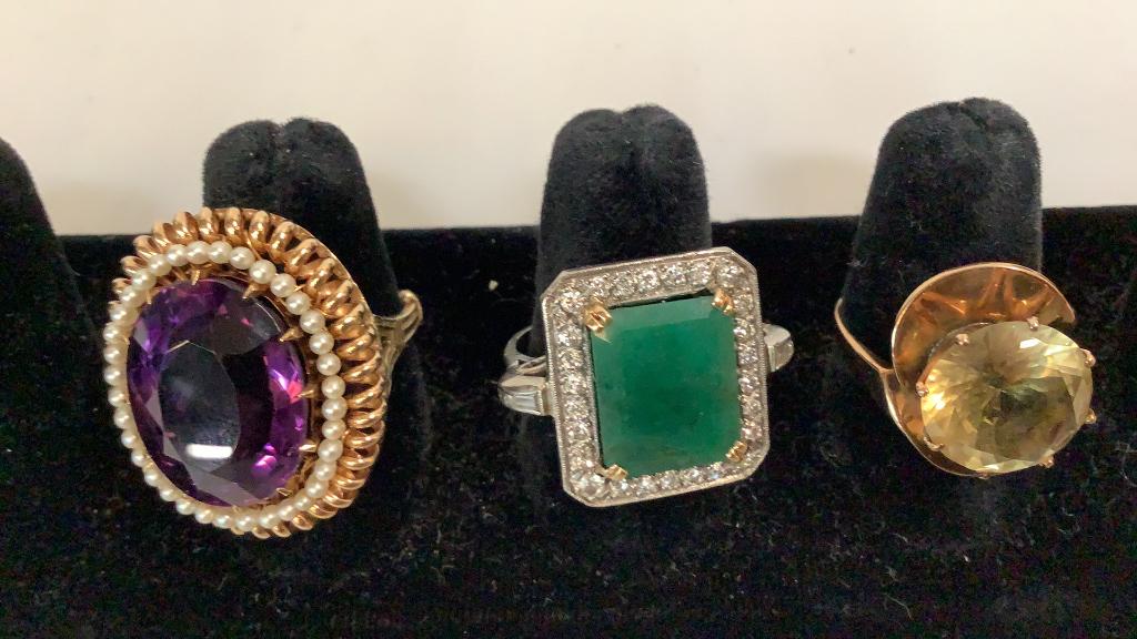 3 Ladies Dinner Rings (1 of 5)