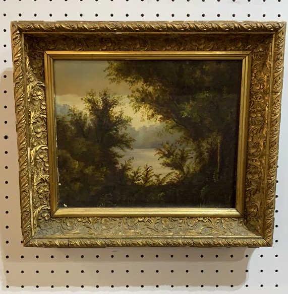 Forest Scene, Oil on Canvas Board (1 of 5)