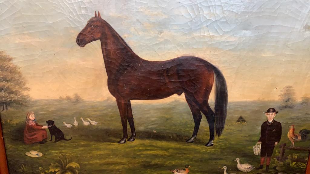 Folk Art Equestrian Portrait (1 of 5)