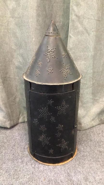 Vintage Tin Candle Lantern (1 of 4)