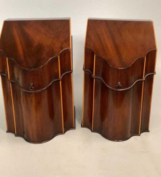 Pair George III knife Boxes (1 of 5)