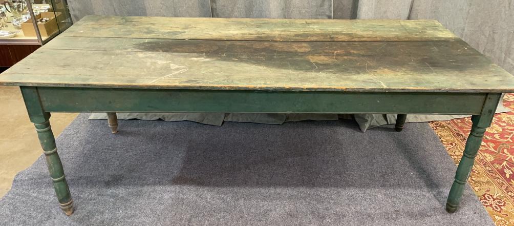 Pine 3 Board Top Farm  Table (1 of 5)