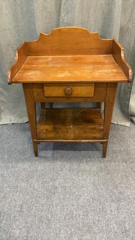 Walnut & Pine Washstand (1 of 3)