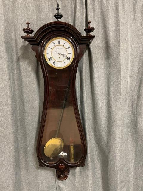 Franz Grols Rosewood Wall Clock (1 of 2)