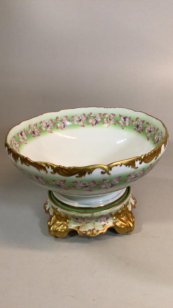 Limoge Porcelain Punch Bowl (1 of 4)