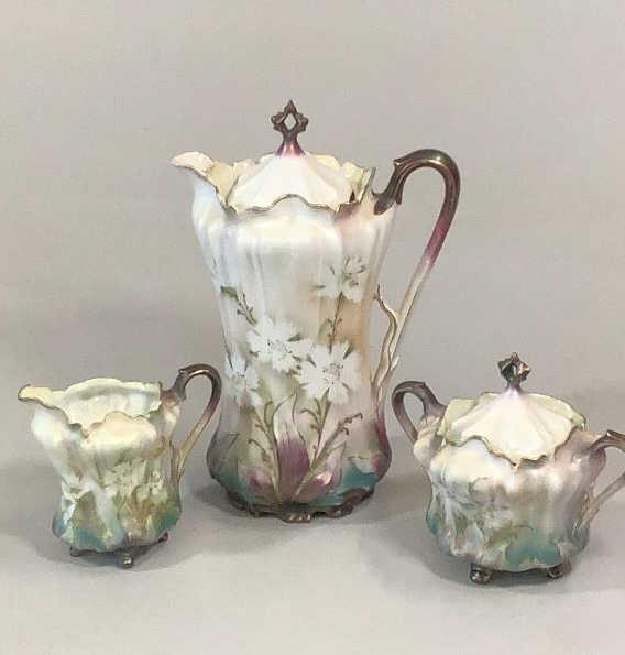 RS Prussia Porcelain Coffee Set (1 of 4)