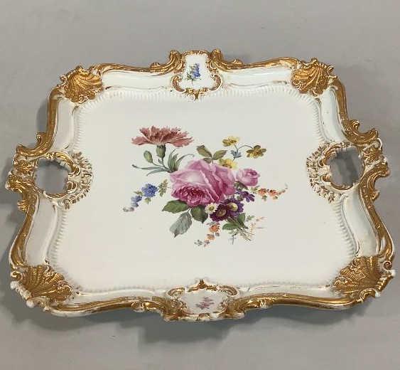 Large Meissen Square Tray (1 of 7)