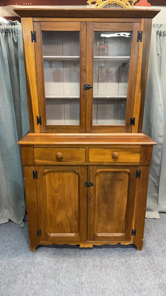 Maple Step Back Cupboard (1 of 3)