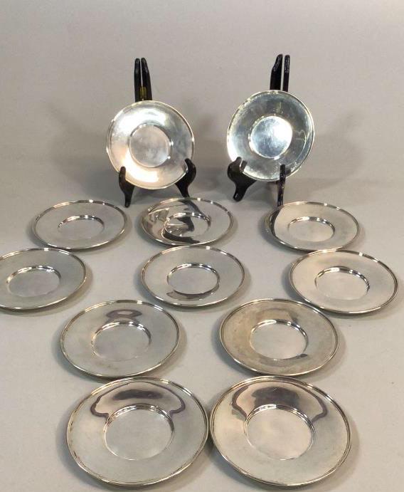 12 Gorham Sterling Bread Plates (1 of 5)