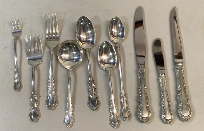 120 Pieces Reed and Barton Sterling (1 of 10)