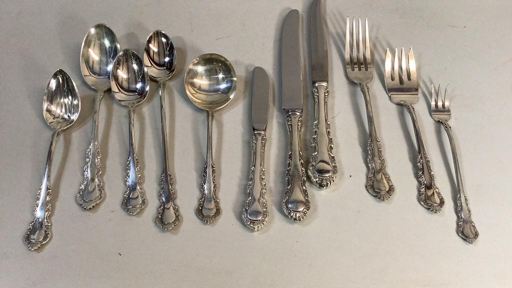 119 Pieces Reed And Barton Sterling (1 of 9)